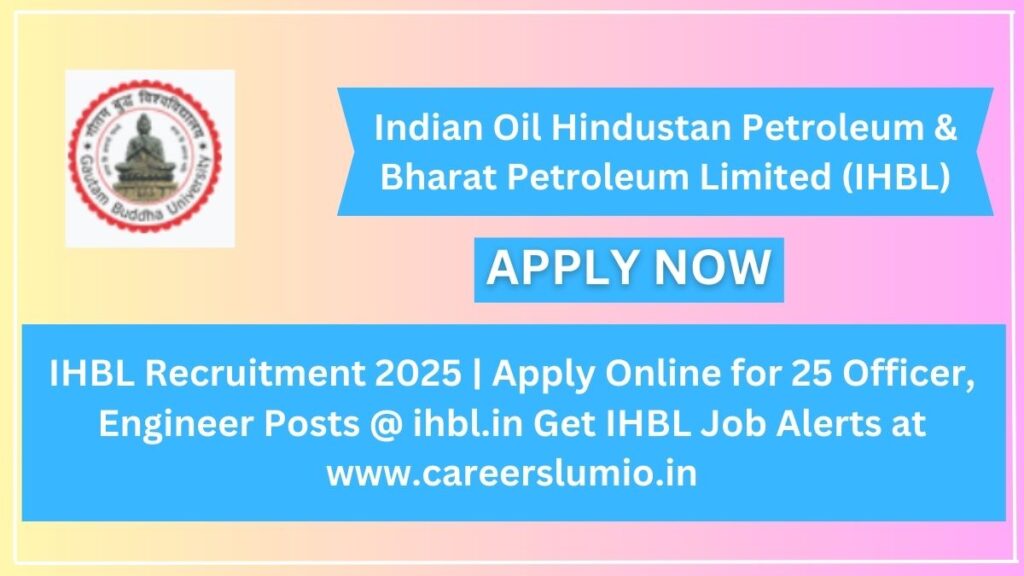 IHBL Recruitment 2025