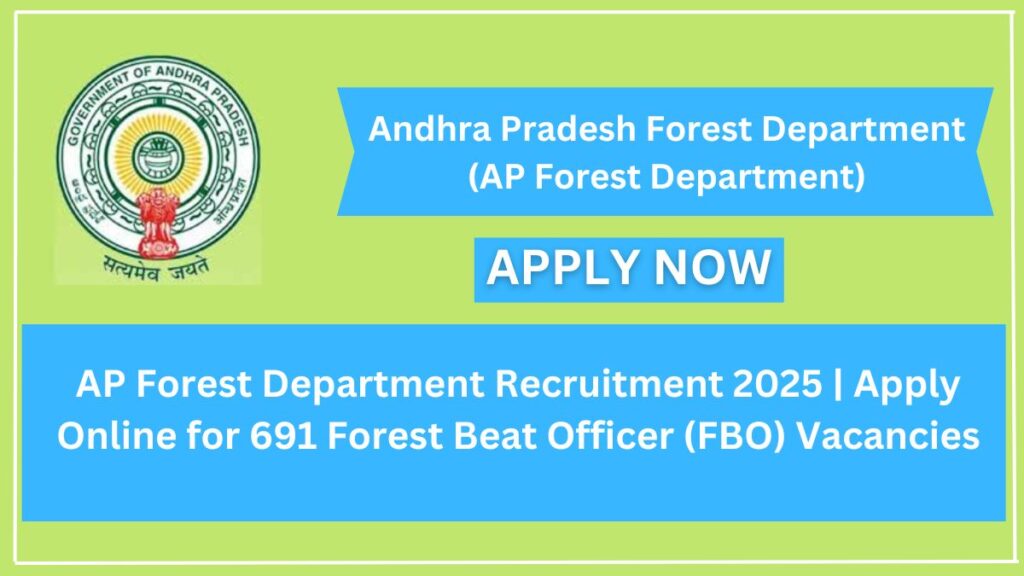 AP Forest Department Recruitment 2025